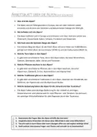 Vorschau - Arbeitsblätter - AB mit Fragen zum Thema "Alpen" + Lösungsblatt + Mindmap + Infografik - Seite 2