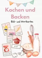 Vorschau - Poster - Kochen und Backen - Bildkarten (DAF/DAZ) Flashcards - Deckblatt