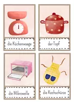 Vorschau - Poster - Kochen und Backen - Bildkarten (DAF/DAZ) Flashcards - Seite 1