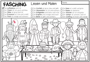 Vorschau - Arbeitsblätter - LESEN & MALEN - SPARPAKET (wachsendes Paket) - Seite 2
