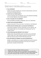 Vorschau - Arbeitsblätter - AB mit Fragen zum Thema "Balladen" + Lösungsblatt + Mindmap + Infografik - Seite 3