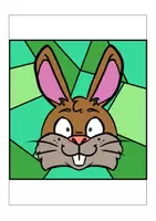 Vorschau - Stationenlernen - Frühling - Ostern: Farbenfrohe Mosaikbilder anmalen - Seite 2
