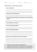 Vorschau - Arbeitsblätter - AB mit Fragen zum Thema "Edelsteine" + Lösungsblatt + Infografik - Deckblatt