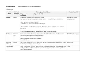 Vorschau - Stundenentwürfe - Brief schreiben - Persönlich und Formell - Seite 2