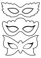 Vorschau - Mal- und Bastelvorlagen - 20 Masken für Fasching & Karneval - zum Selbstgestalten & Basteln - Seite 2