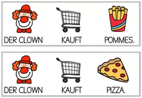Vorschau - Fördermaterial/Inklusion - Lesen mit Symbolen: Fasching / Karneval - Seite 2