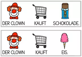 Vorschau - Fördermaterial/Inklusion - Lesen mit Symbolen: Fasching / Karneval - Seite 3