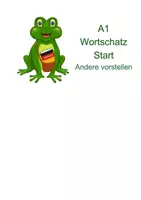 Vorschau - Unterrichtsreihen - Wortschatz A1 04 eine andere Person vorstellen - Deckblatt