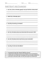 Vorschau - Arbeitsblätter - AB mit Fragen zum Thema "Fahrräder" + Lösungsblatt + Infografik - Deckblatt