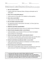 Vorschau - Arbeitsblätter - AB mit Fragen zum Thema "Friedrich Schiller " + Lösungsblatt + Mindmap + Infografiken - Seite 3
