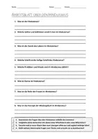 Vorschau - Arbeitsblätter - AB mit Fragen zum Thema "Hinduismus" + Lösungsblatt + Mindmap + Infografik - Deckblatt