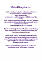Vorschau - Spiele - Weltall Weltraum Bingokarten 30 Karten - Seite 1