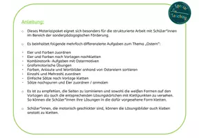 Vorschau - Arbeitsblätter - Klett- & Arbeitsblätter: Ostern - Seite 1
