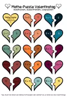 Vorschau - Spiele - Mathe-Puzzle Valentinstag: Zahlenraum bis 10 #valentinstagbeieduki - Seite 2