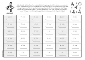Vorschau - Arbeitsblätter - Multiplizieren mit 10 & 100 - Spiel - Seite 2
