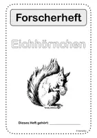 Vorschau - Arbeitsblätter - Forscherheft Eichhörnchen (Hörnchen) - Seite 1