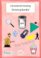 Vorschau - Arbeitsblätter - Lernwörtertraining Growing Bundle - Deckblatt