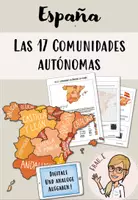 Vorschau - Arbeitsblätter - Las Comunidades Autónomas en España - Deckblatt