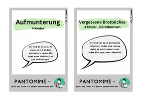 Vorschau - Spiele - Pantomime - Aufgabenkarten für Gruppen - Seite 3