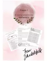 Vorschau - Test - Lernzielkontrolle Addition bis 100 (ZE+E, ZE+Zehnerzahlen), Muster, Sachaufgaben - Deckblatt