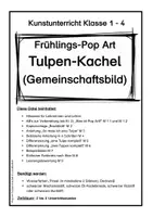 Vorschau - Unterrichtsreihen - Kunstidee: Frühlings-Pop Art Tulpen-Kachel - Grundschule Klasse 1 bis 4 - Seite 3