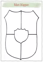 Vorschau - Arbeitsblätter - Mein Wappen - Seite 1
