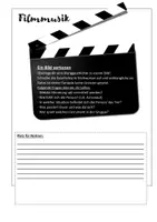 Vorschau - Arbeitsblätter - Filmmusik GA Bild vertonen - Deckblatt