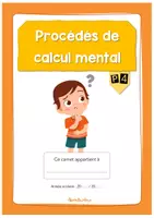 Aperçu - Feuilles d'exercices - Procédés de calcul mental - Page de couverture