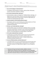 Vorschau - Arbeitsblätter - AB mit Fragen zum Thema "Kinderkrankheiten" + Lösungsblatt + Mindmap + Infografik - Seite 3