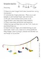 Vorschau - Unterrichtsreihen - Frühlingsgirlande basteln, Kunst im Frühling, Vögel - Seite 1