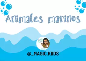 Vista previa - Juegos / Gamificación - Flashcards-Tarjetas animales marinos / sea animals - Portada
