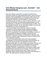 Vorschau - Anderer Materialtyp - GESCHICHTSUNTERRICHT:Restauration . Revolution - Wiener Kongress zum Vormärz - Deutscher Bund - Seite 1