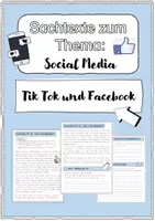 Vorschau - Unterrichtsreihen - Materialpaket Sachtexte - Soziale Medien/Cybermobbing 5-Schritt-Lesemethode - Deckblatt