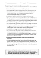 Vorschau - Arbeitsblätter - AB mit Fragen zum Thema "Klimawandel" + Lösungsblatt + Mindmap + Infografiken - Seite 3