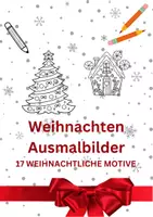 Vorschau - Mal- und Bastelvorlagen - 17 Weihnachtliche Ausmalbilder - Fördermaterial - Freiarbeit - Deckblatt