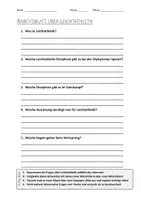 Vorschau - Arbeitsblätter - AB mit Fragen zum Thema "Leichtathletik" + Lösungsblatt + Mindmap + Infografik - Deckblatt