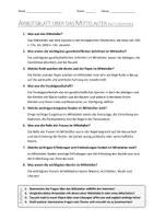 Vorschau - Arbeitsblätter - AB mit Fragen zum Thema "Mittelalter" + Lösungsblatt + Infografik - Seite 2