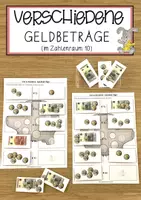 Vorschau - Anderer Materialtyp - Geldbeträge mit unterschiedlicher Stückelung - Deckblatt