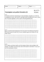 Vorschau - Arbeitsblätter - Das große Einmaleins üben- schwierige Aufgaben - Seite 1