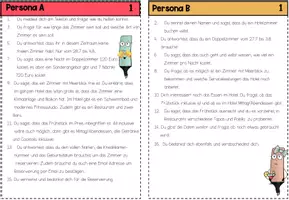 Vorschau - Arbeitsblätter - Diálogos - Small Talk - Verabredung - Hotel Reservierung - Seite 1