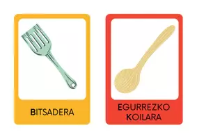 Vista previa - Tarjetas / Manipulativos - HIZTEGIA: SUKALDEKO TRESNAK ezagutzen - página 3
