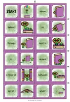 Vorschau - Spiele - Prepositions of Place - Domino (differenziert) - Seite 2
