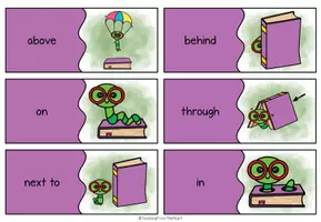 Vorschau - Spiele - Prepositions of Place - Vocabulary Puzzle - Seite 1