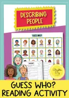 Vista previa - Juegos / Gamificación - Describing People - Guess who? Reading activity (Inglés) - Portada