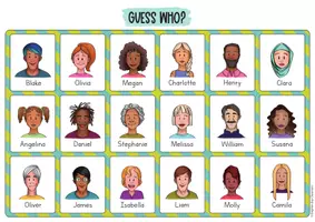 Vista previa - Juegos / Gamificación - Describing People - Guess who? Reading activity (Inglés) - página 3