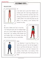 Vorschau - Arbeitsblätter - Describing People: read and colour; reading (Englisch) - Seite 2