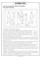 Vorschau - Arbeitsblätter - Describing People: reading comprehension (Englisch) - Seite 2