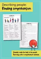 Vorschau - Arbeitsblätter - Describing People: Reading Comprehension (Englisch) - Seite 1