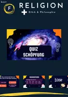 Vorschau - Präsentationen/Tafelbilder - Quiz über die Schöpfung - Deckblatt