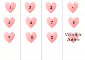 Vorschau - Arbeitsblätter - Schlüsselrechnungen 1. Klasse - Verdoppelung und Verliebte Zahlen - Seite 1
